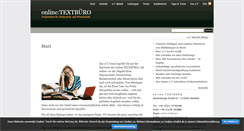 Desktop Screenshot of online-textbuero.de